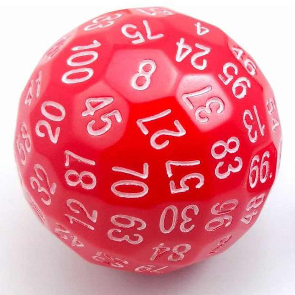 100 Sided Die - Red D100