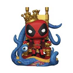 POP DELUXE MARVEL KING DEADPOOL ON THRONE PX