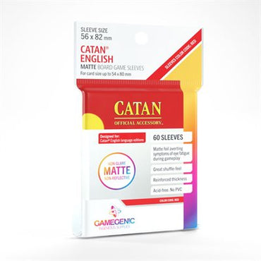 MATTE CATAN-SIZED SLEEVES 56 X 82 MM