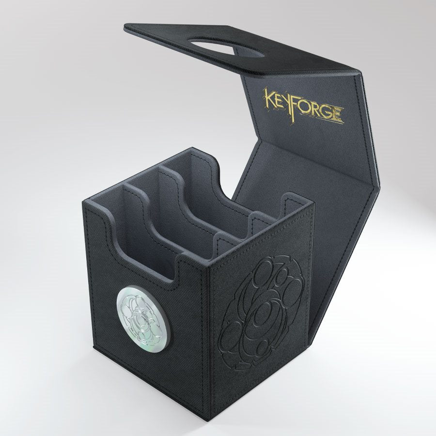 Deck Box: Keyforge Vault: Black (120ct)