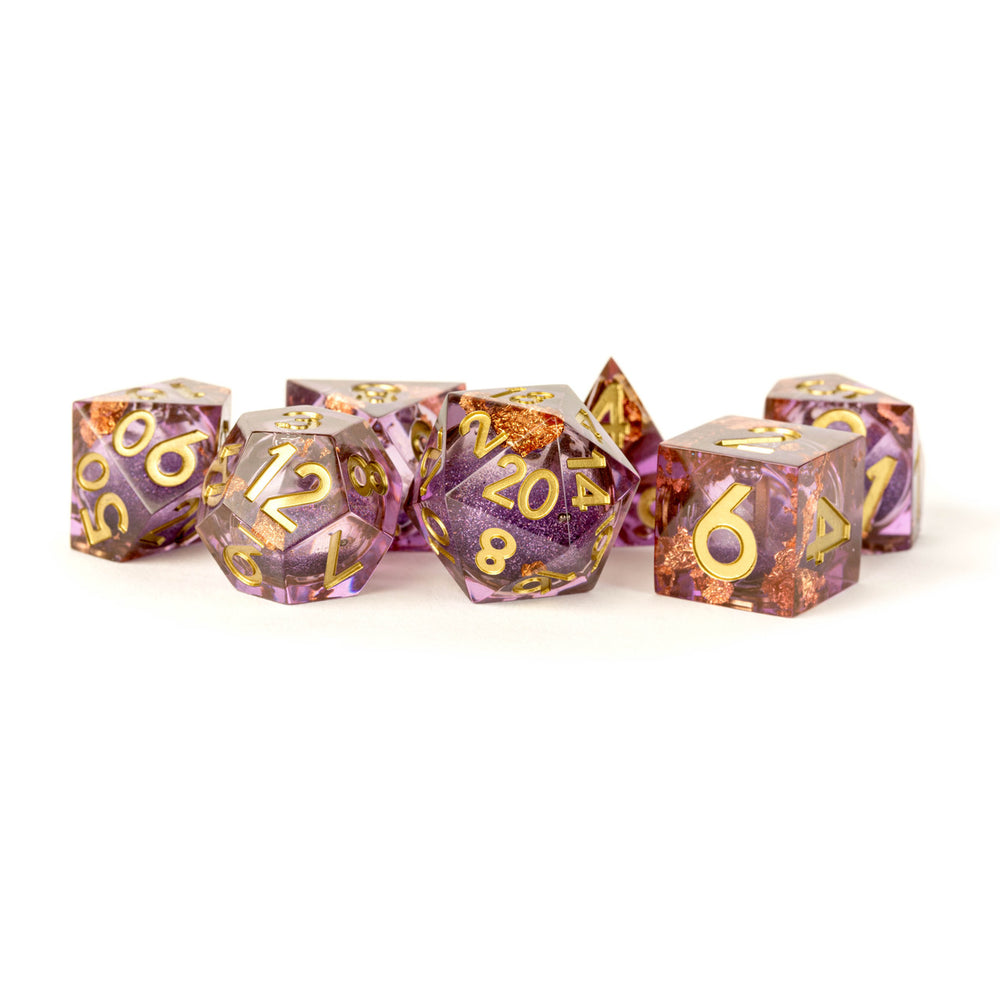 Liquid Core Dice - Abstract Aether (Purple)