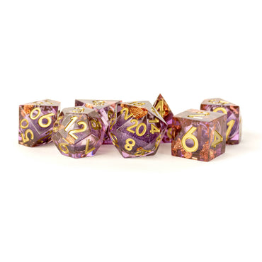 Liquid Core Dice - Abstract Aether (Purple)