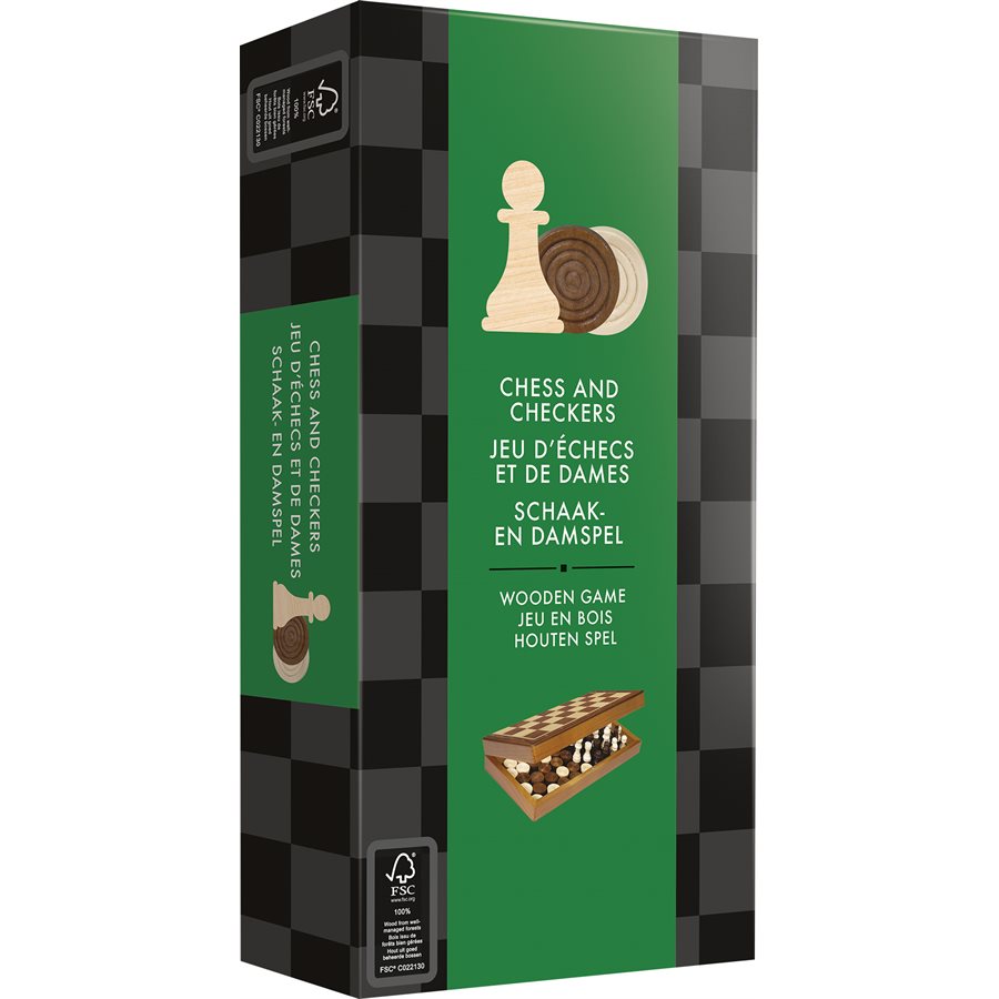 CHESS AND CHECKERS - FOLDING VERSION