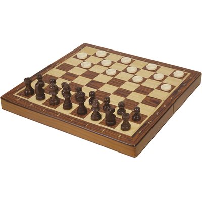 CHESS AND CHECKERS - FOLDING VERSION