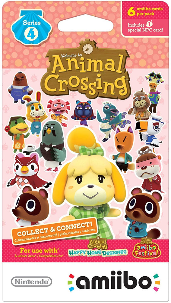 AMIIBO ANIMAL CROSSING CARDS - 6 PACK