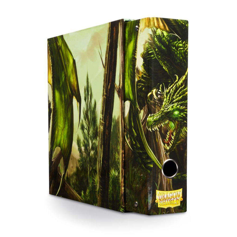 Slipcase Binder: Dragon Shield 9 Pocket Dragon Art Green