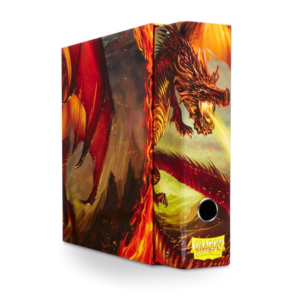Slipcase Binder: Dragon Shield 9 Pocket Dragon Art Red