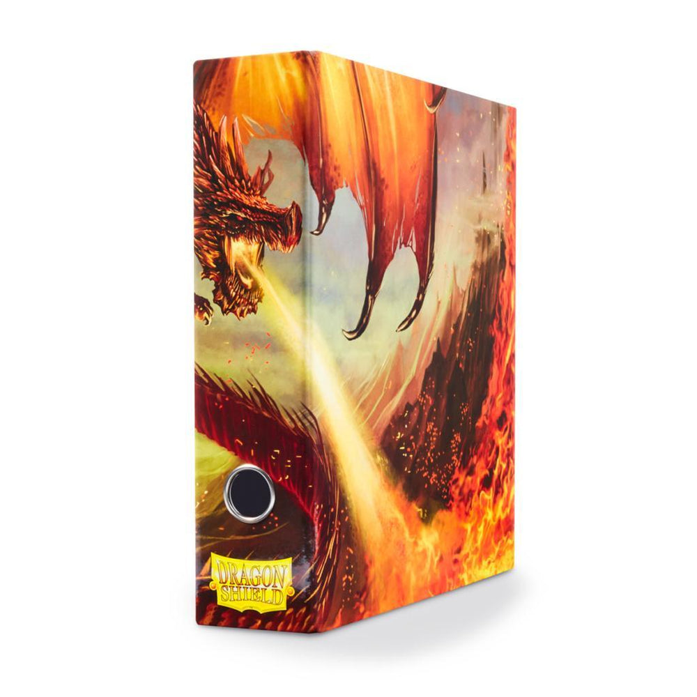 Slipcase Binder: Dragon Shield 9 Pocket Dragon Art Red