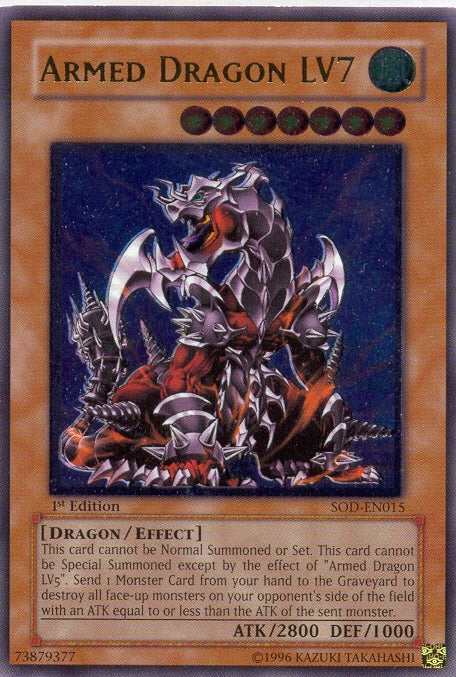 Armed Dragon LV7 (UTR) [SOD-EN015] Ultimate Rare
