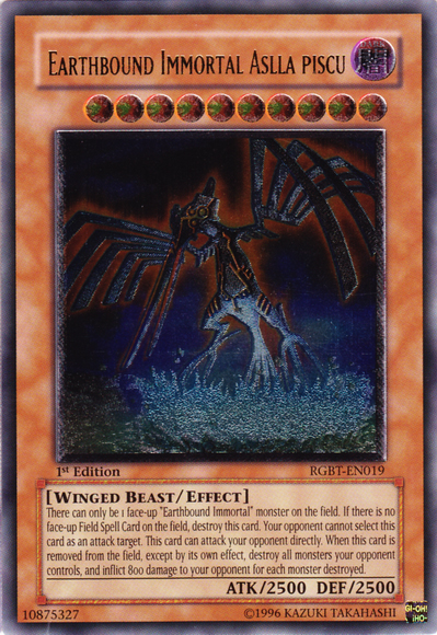 Earthbound Immortal Aslla Piscu (UTR) [RGBT-EN019] Ultimate Rare