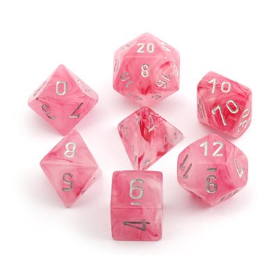 CHESSEX 7-DIE SET *GHOSTLY GLOW*