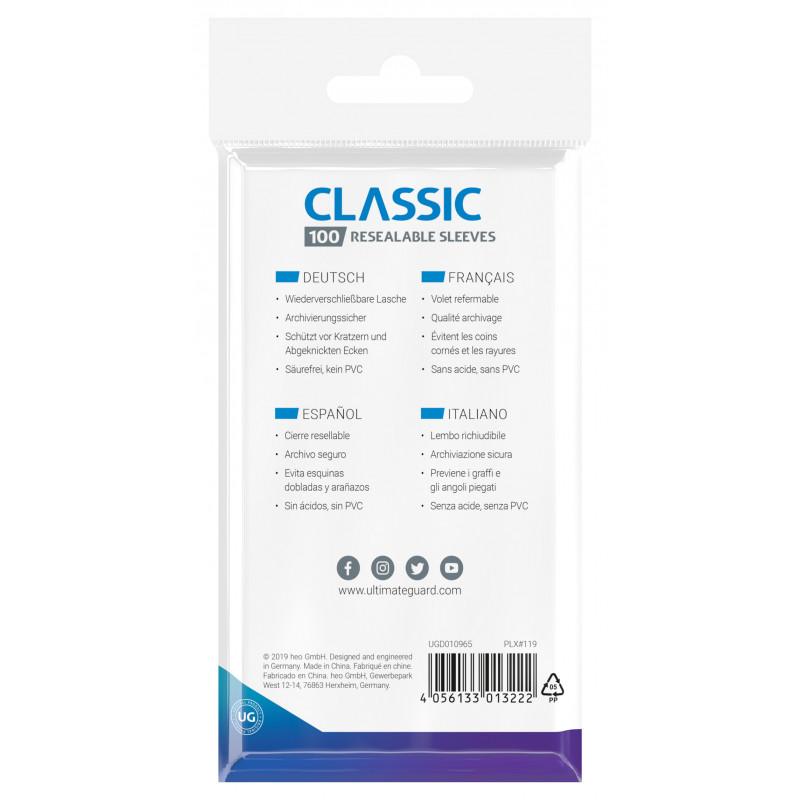 Classic Sleeves Resealable - Standard Size 100ct