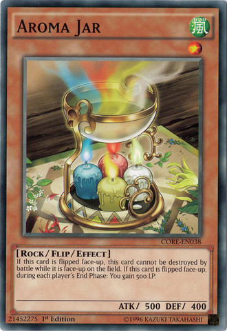 jar yugioh cards Aroma Jar [CORE-EN038] Common