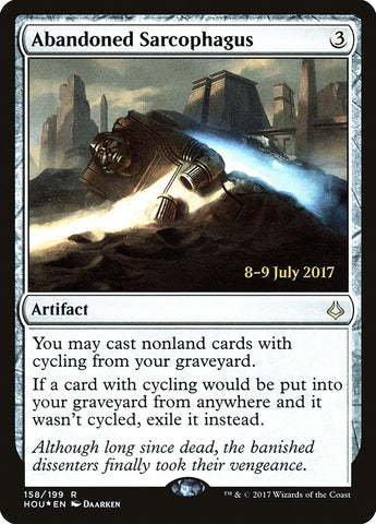 Abandoned Sarcophagus  [Hour of Devastation Prerelease Promos]