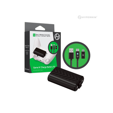 "Game N' Charge" Battery Kit (Black) - Hyperkin