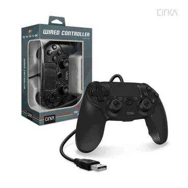 Wired Game Controller For PS4 – Black