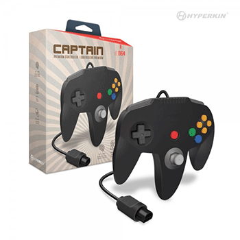 HYPERKIN "CAPTAIN" PREMIUM CONTROLLER FOR N64 (BLACK)