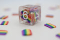 Rainbow Flag RPG Dice Set