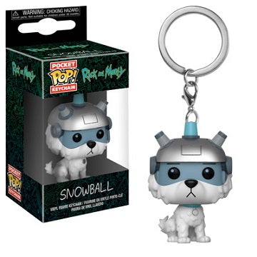 POP! KEYCHAIN RICK AND MORTY - SNOWBALL