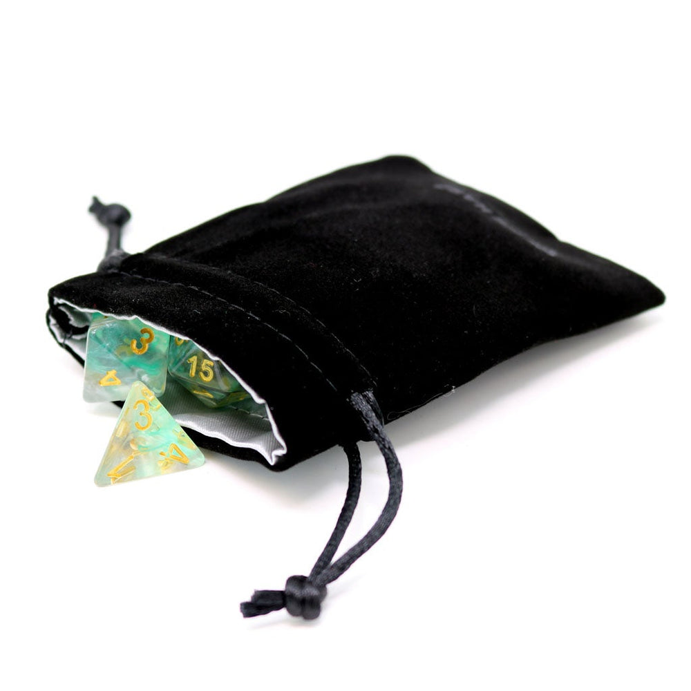 SATIN LINED VELVET BAG - SMALL