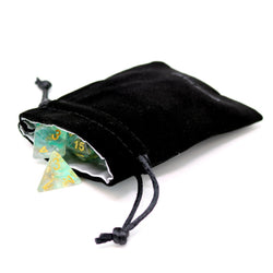 SATIN LINED VELVET BAG - SMALL