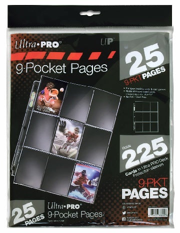 UP PAGE 9 POCKETS PRO SILVER SERIES 25CT