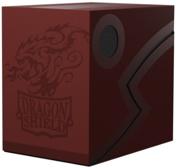 DRAGON SHIELD DECK DOUBLE SHELL BLOOD RED/BLACK