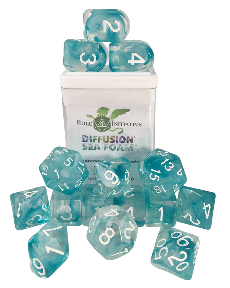 SET OF 15 DICE: DIFFUSION ARCH'D4