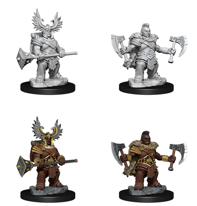 DND FRAMEWORKS: DWARF BARBARIAN FEMALE