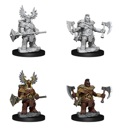DND FRAMEWORKS: DWARF BARBARIAN FEMALE