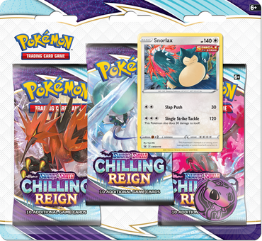 POKEMON SWSH6 CHILLING REIGN 3PK BLISTER