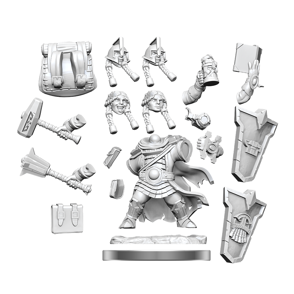 DND FRAMEWORKS: DWARF CLERIC FEMALE