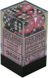 CHESSEX 16MM D6 DICE BLOCK (12 DICE) - GEMINI