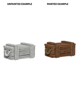 WIZKIDS UNPAINTED MINIS WV4 CRATES