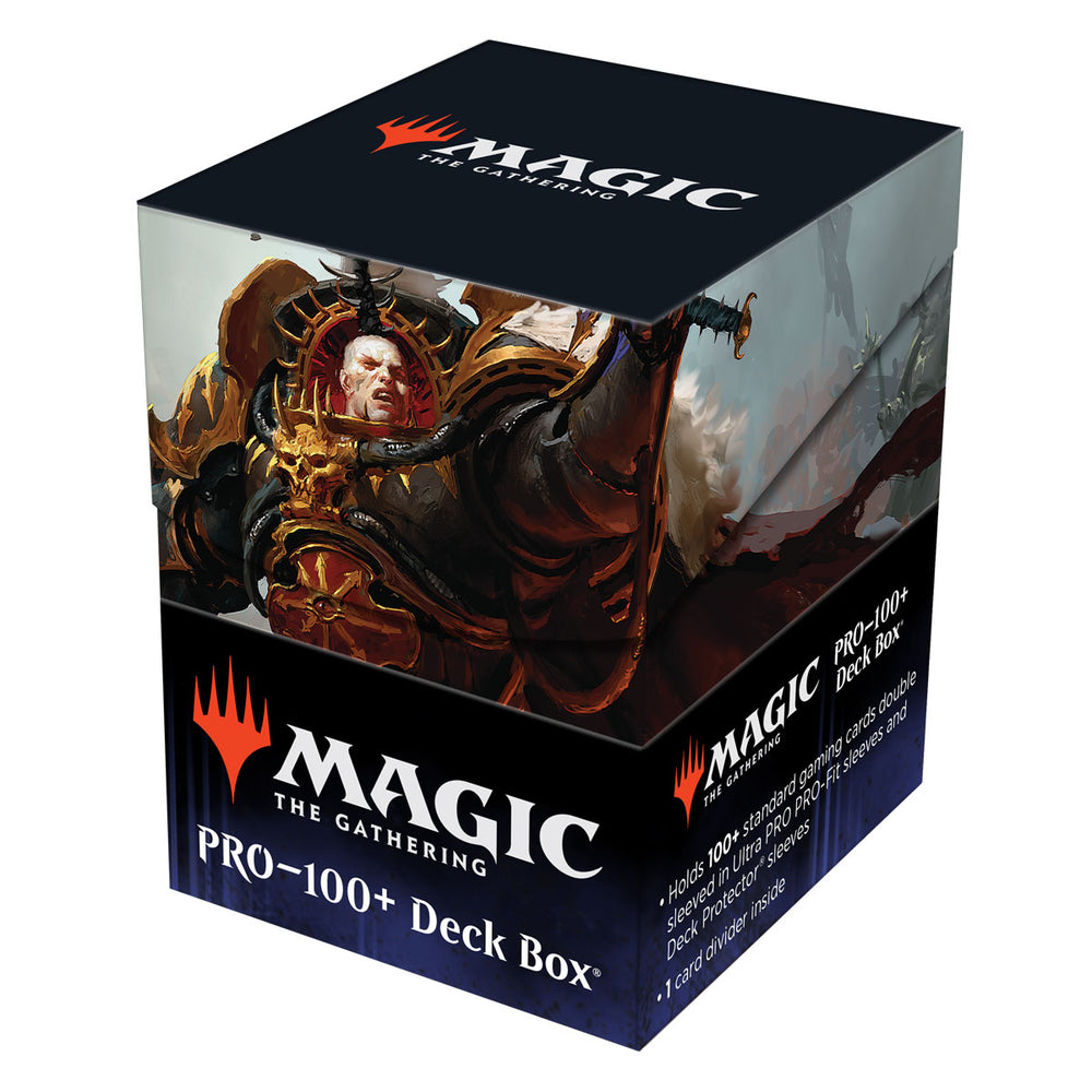 UP D-BOX MTG/WARHAMMER 40K COMMANDER DECK 100+