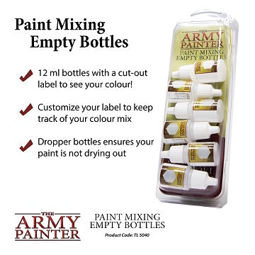 MINIATURE & MODEL TOOLS: EMPTY MIXING BOTTLES