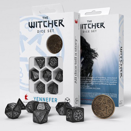 WITCHER DICE SET YENNEFER THE OBSIDIAN STAR