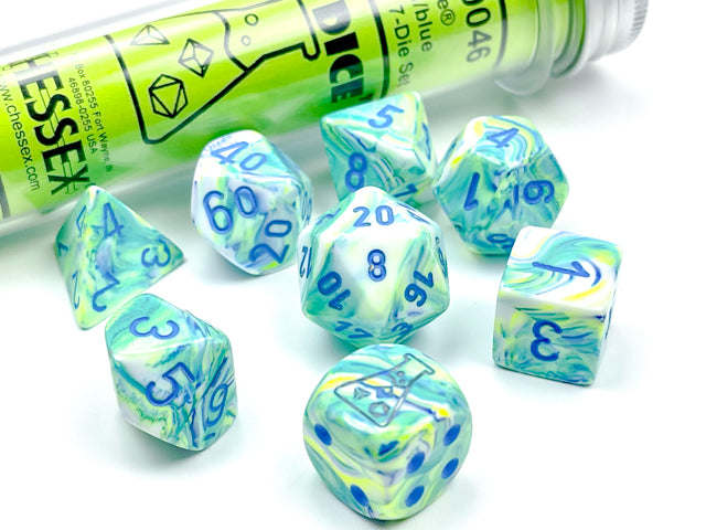 CHESSEX Lab Dice 7-Die Set (Varieties)