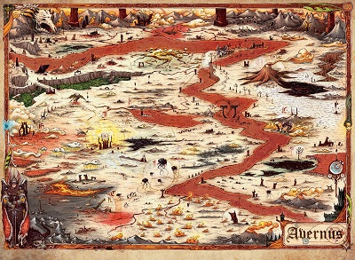 DND MAP SET BALDUR'S GATE - AVERNUS