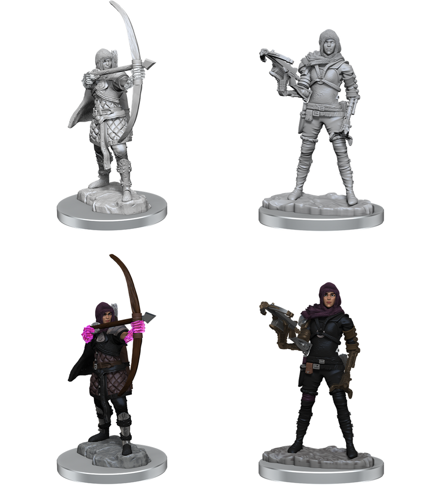WIZKIDS UNPAINTED MINIS WV20 HUMAN ROGUE (144)