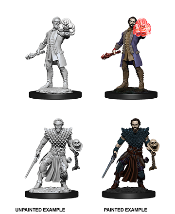 DND UNPAINTED MINIS WV10 MALE HUMAN WARLOCK