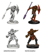 DND UNPAINTED MINIS WV5 DRAGONBORN MALE FIGHTER#2