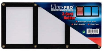 UP SCREWDOWN BLACK FRAME 3 CARDS