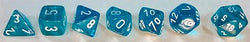 CHESSEX 7-DIE SET *TRANSLUCENT*