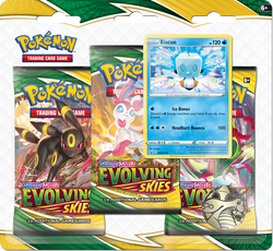 POKEMON EVOLVING SKIES 3PK BLISTER
