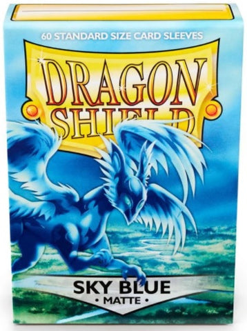 DRAGON SHIELD SLEEVES MATTE SKY BLUE 60CT