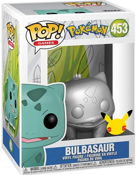 POP! GAMES POKEMON - BULBASAUR (SILVER METALLIC)