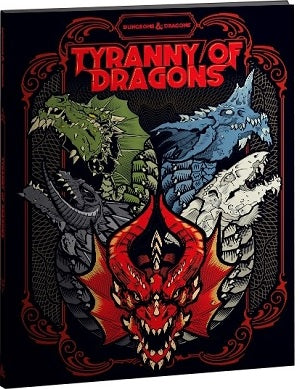 DND RPG TYRANNY OF DRAGONS HC HOBBY COVER