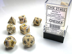 CHESSEX 7-DIE SET *MARBLE*