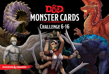 DND MONSTER CARDS: CHALLENGE 6-16